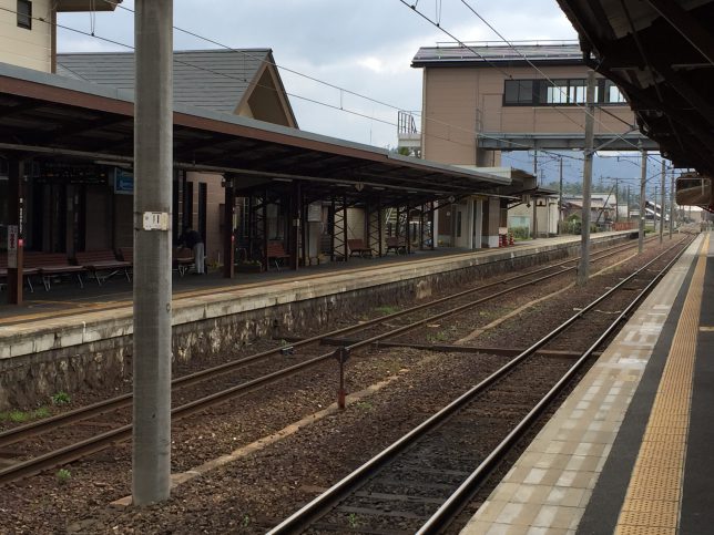 天橋立駅プラットホーム